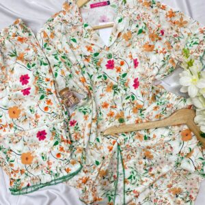 Pyjama Fleuri Élégant 🌸